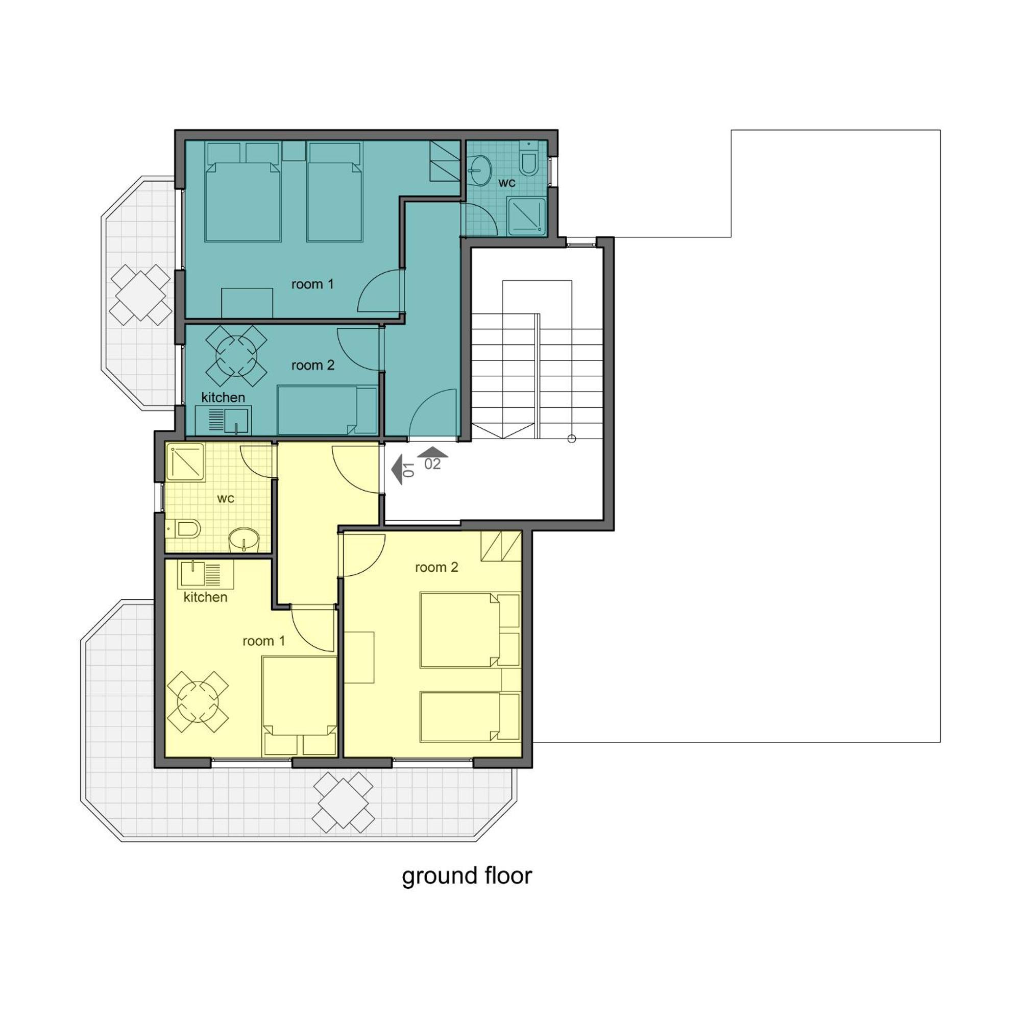 Apartments Stavroula Ηospitality Vrasná Eksteriør billede